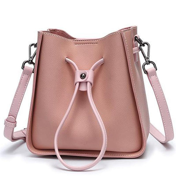 Handbags Purses Fashion Cowhide Bucket Handbag Tote bag Women's